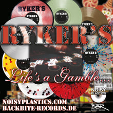 Load image into Gallery viewer, Ryker's "Life's A Gamble... And So Is Death" LP (rainbow splatter 100 handnumbered)