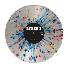 Load image into Gallery viewer, Ryker's "Life's A Gamble... And So Is Death" LP (rainbow splatter 100 handnumbered)