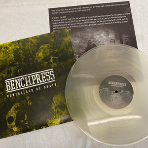 BENCHPRESS "Controlled By Death" one-sided 12" (clear)