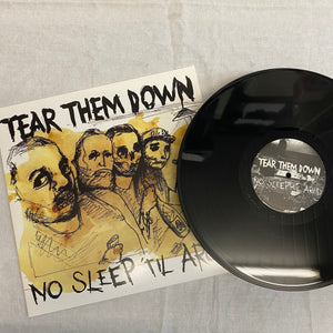 TEAR THEM DOWN "No Sleep 'Til Aröd" one-sided 12" (black)