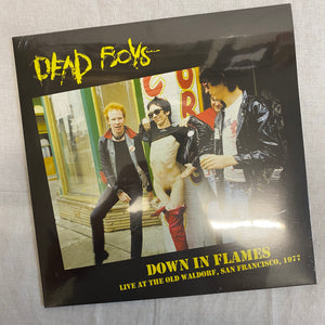 DEAD BOYS "Down In Flames (Live At The Old Waldorf, San Francisco, 1977)" LP