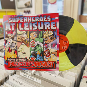Billyclub Sandwich "Superheroes At Leisure" 12" EP (yellow/black spinner)