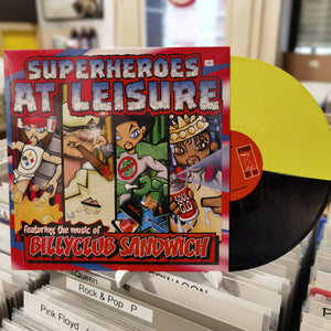 Billyclub Sandwich "Superheroes At Leisure" 12" EP (black/yellow split)